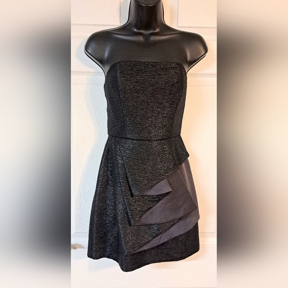 BCBGeneration Black Strapless Dress - Picture 1 of 10
